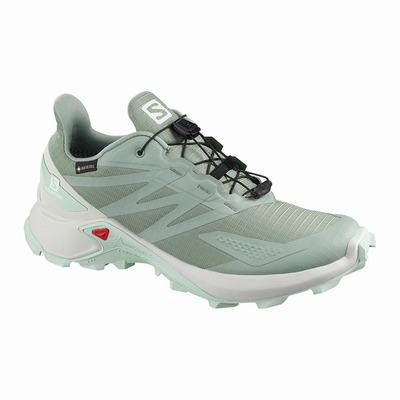 Dámské Trailové Boty Salomon SUPERCROSS BLAST GTX W Zelene SA69875-431